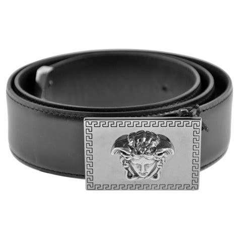 silver versace belt buckle|authentic versace belt.